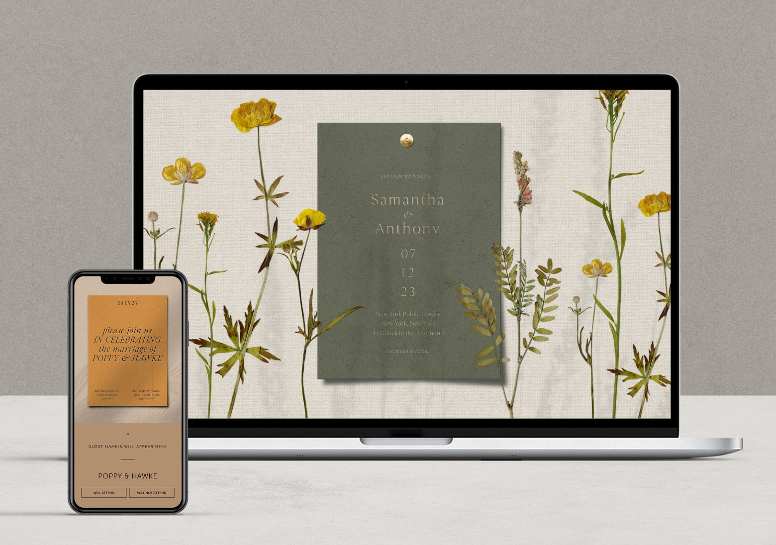 paperless wedding invitations