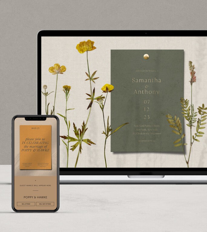 paperless wedding invites