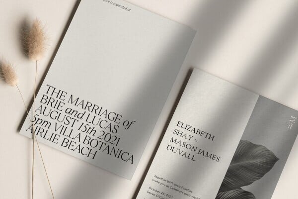 Printed Wedding Invitations