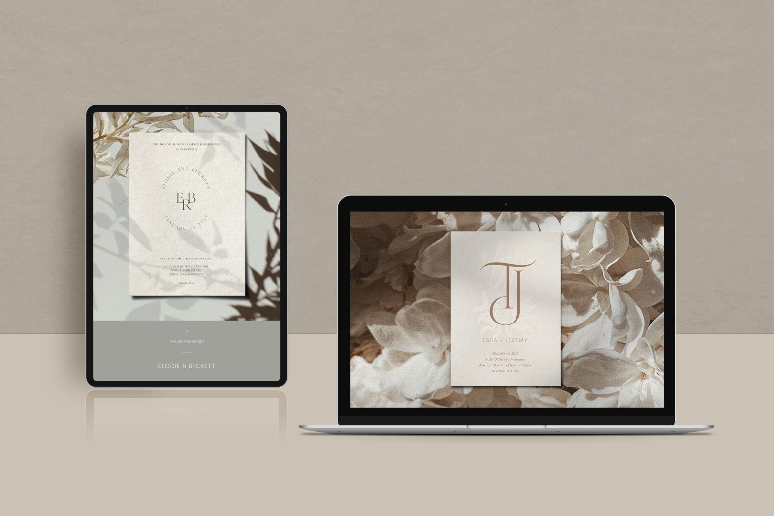 virtual wedding invites examples