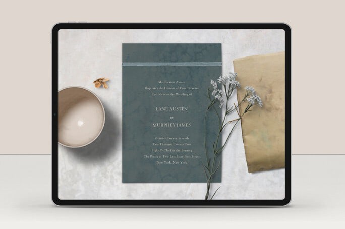 wedding e-invite examples
